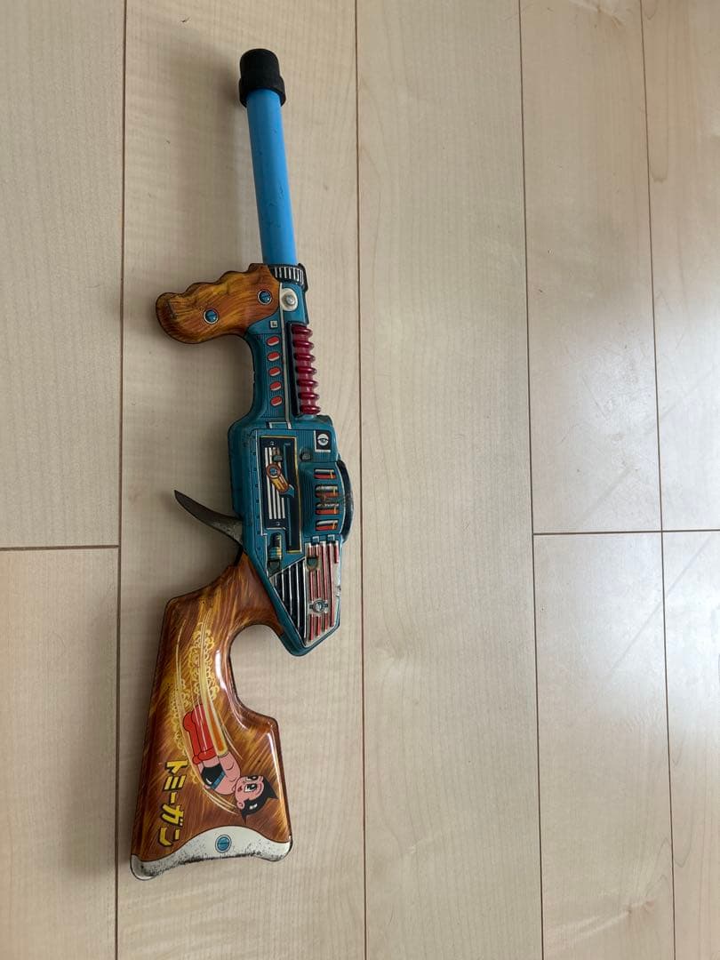 昭和レトロ ブリキ おもちゃ 鉄砲 手塚治虫 アトム ドミガン