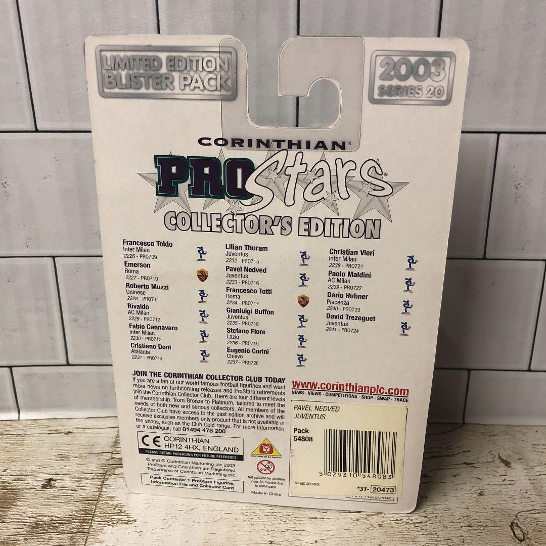 290★サッカー★pavel nedved★prostars★フィギュア