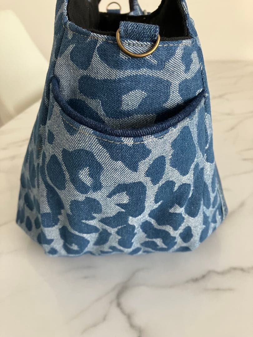 1068 ももいちご☆プロフ必読お願いします❤大きめデニムリメイクバック