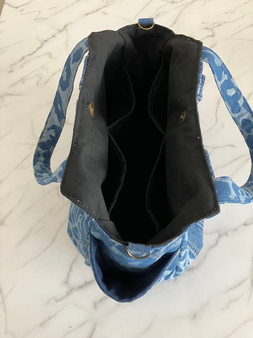 1068 ももいちご☆プロフ必読お願いします❤大きめデニムリメイクバック