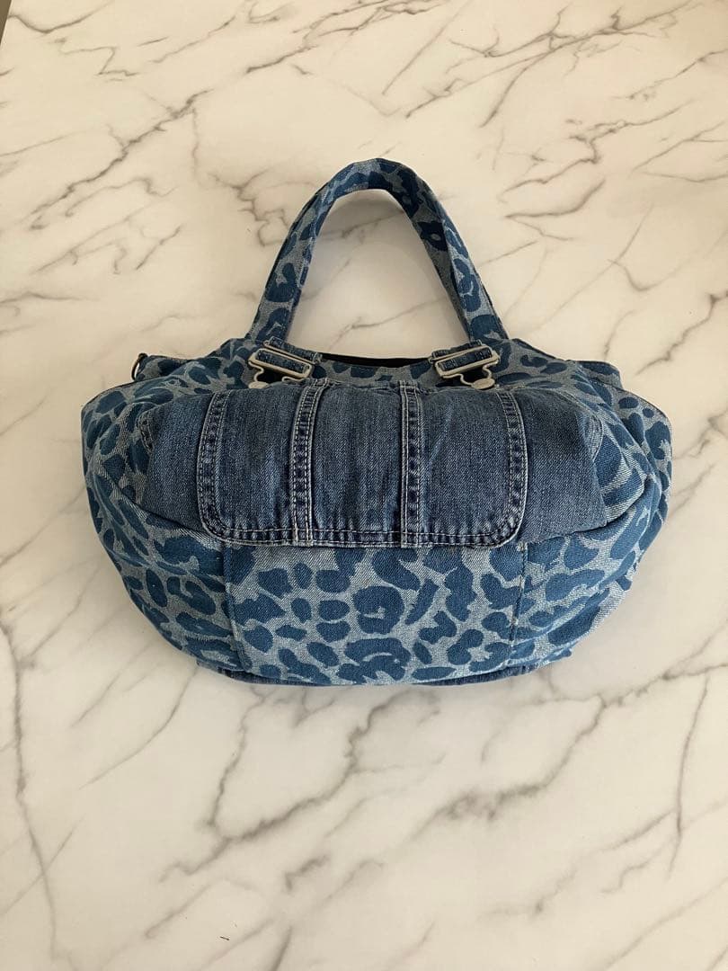 1068 ももいちご☆プロフ必読お願いします❤大きめデニムリメイクバック