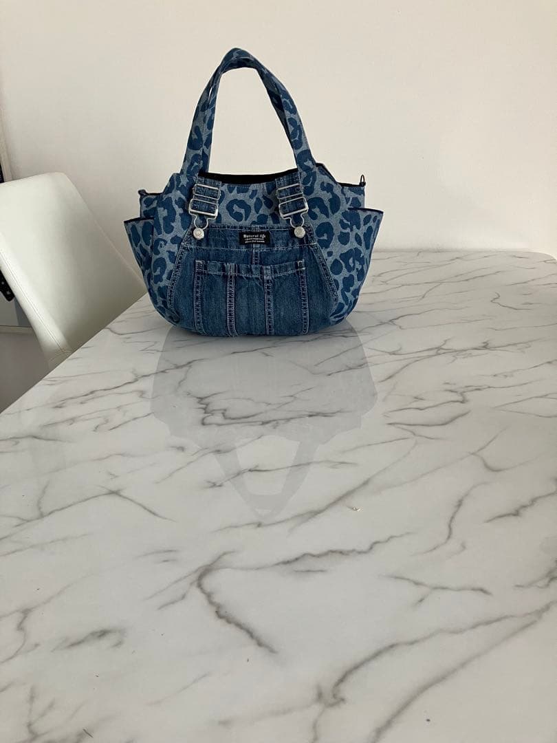 1068 ももいちご☆プロフ必読お願いします❤大きめデニムリメイクバック