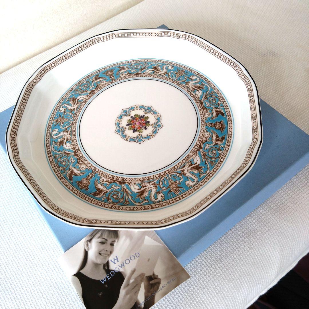 ウェッジウッド　フローレンターコイズ　オクタゴナルディシユ