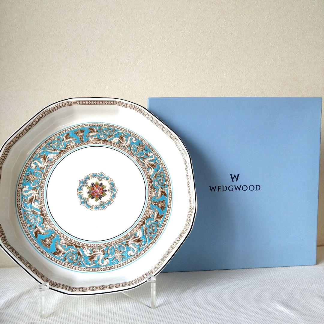 ウェッジウッド　フローレンターコイズ　オクタゴナルディシユ