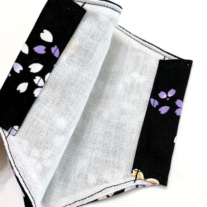 No.135 オーダーマスク　和柄　桜　桜吹雪　蝶々　おまとめ割