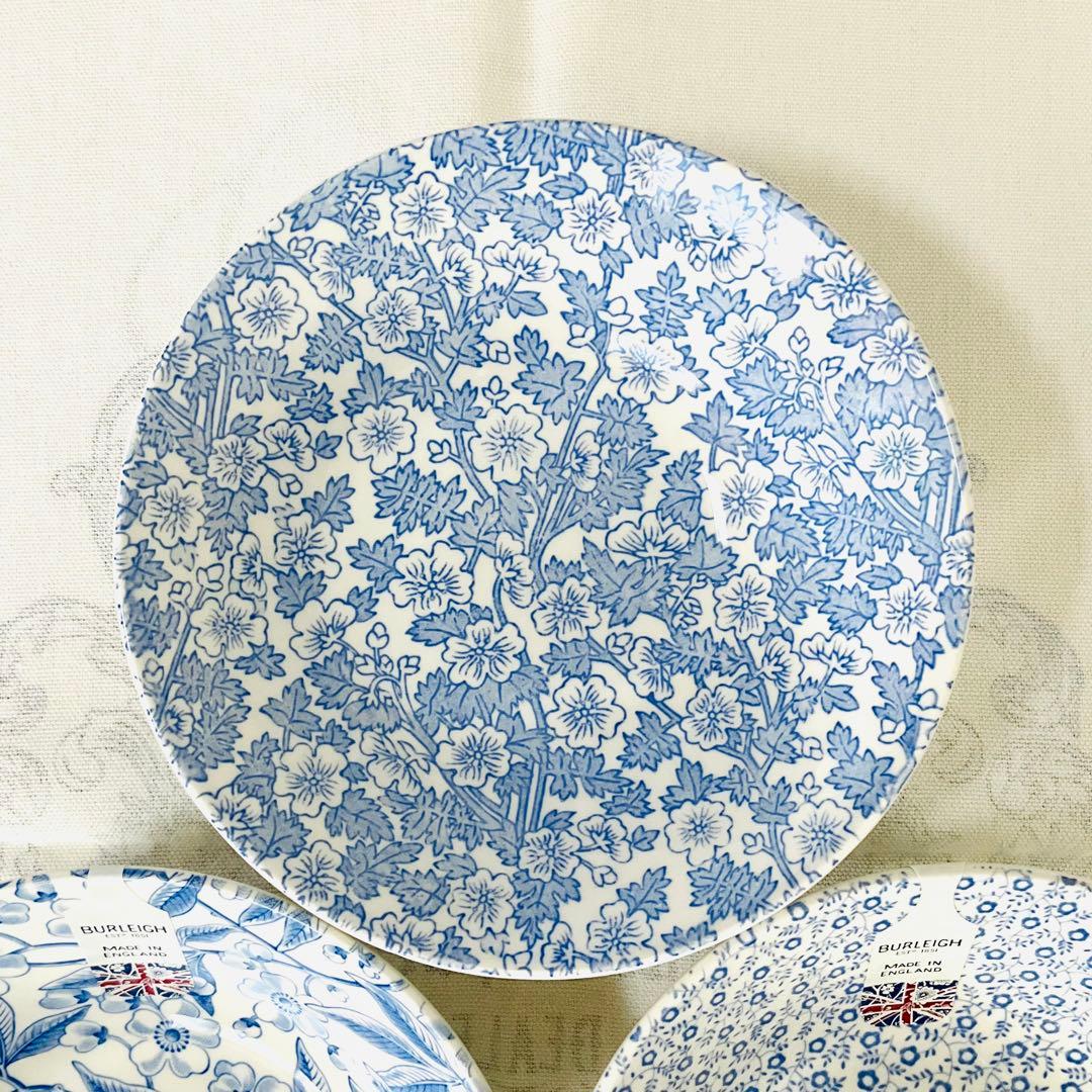 最終☆Burleigh バーレイ☆ブルーシリーズ シリアルボウル ３柄セット