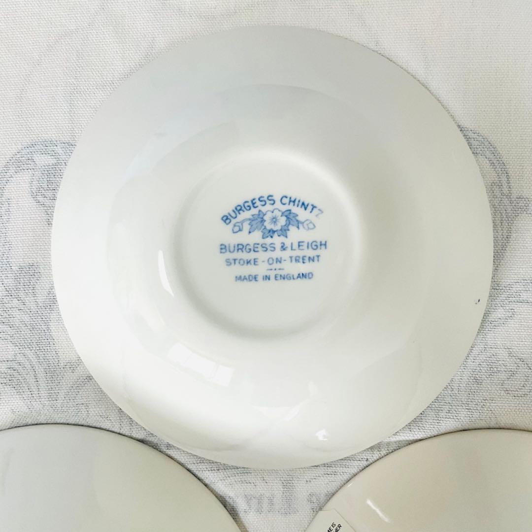 最終☆Burleigh バーレイ☆ブルーシリーズ シリアルボウル ３柄セット