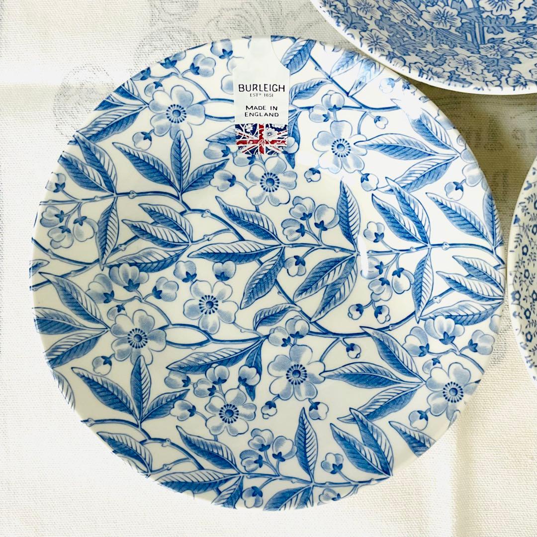 最終☆Burleigh バーレイ☆ブルーシリーズ シリアルボウル ３柄セット
