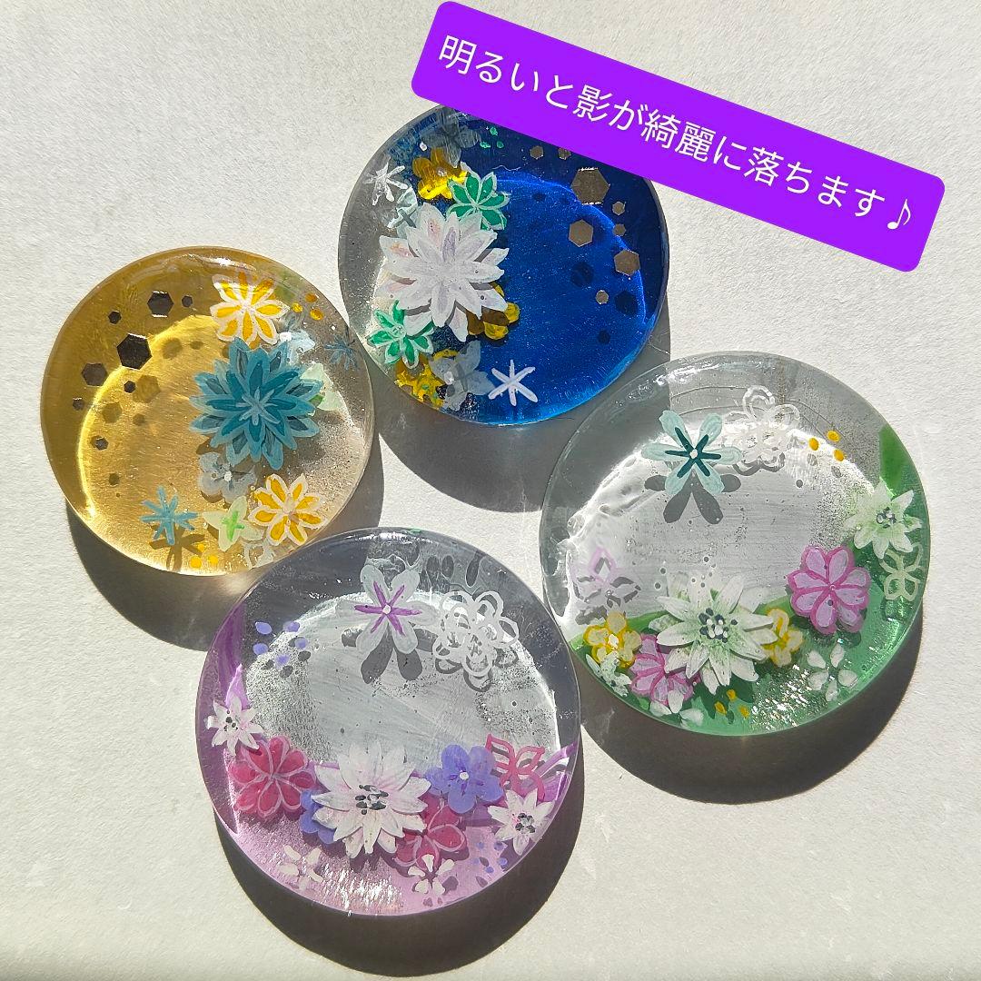 【962】ハンドメイド　レジン　ヘアゴム　ポニーフック