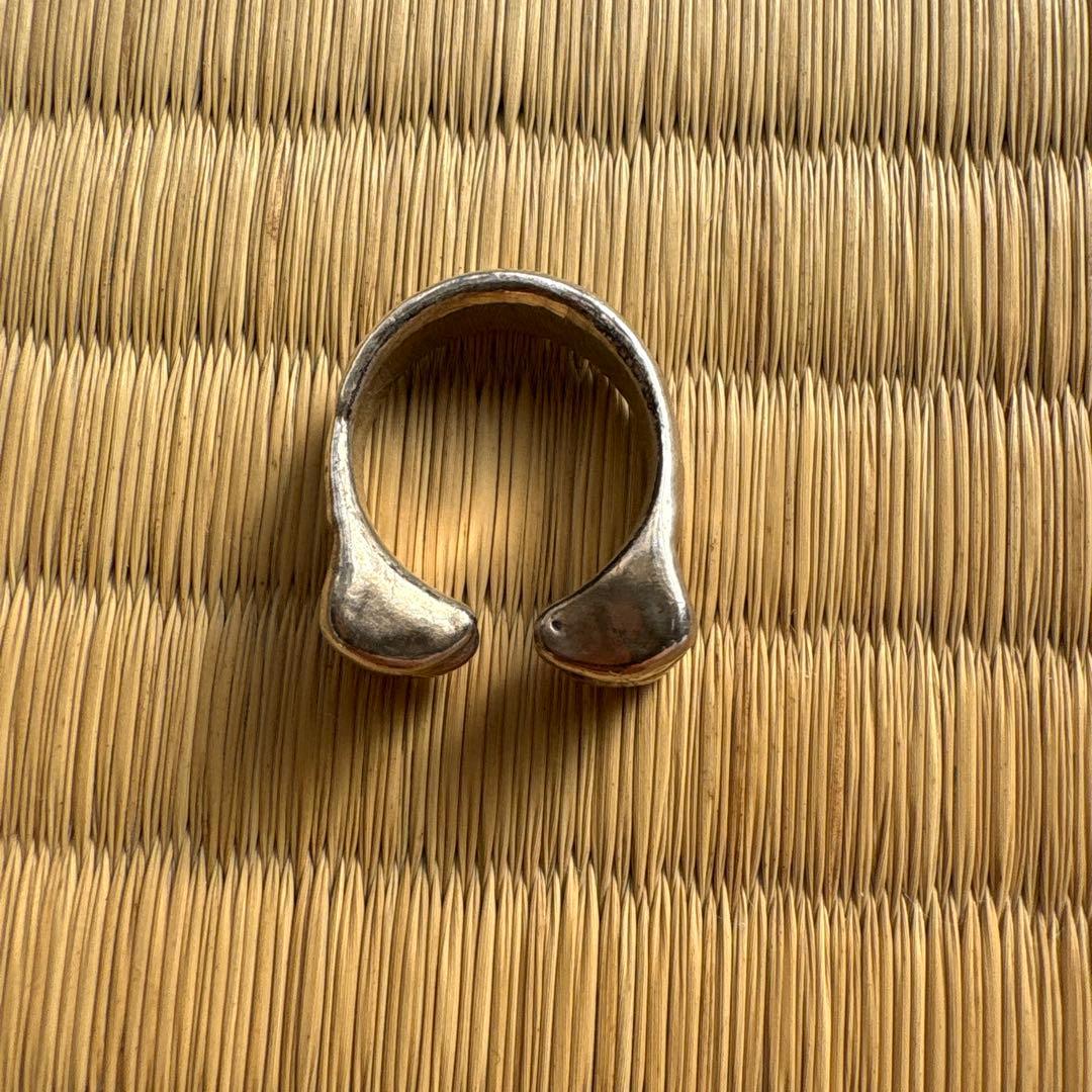 シルバー925 リング　クローバー