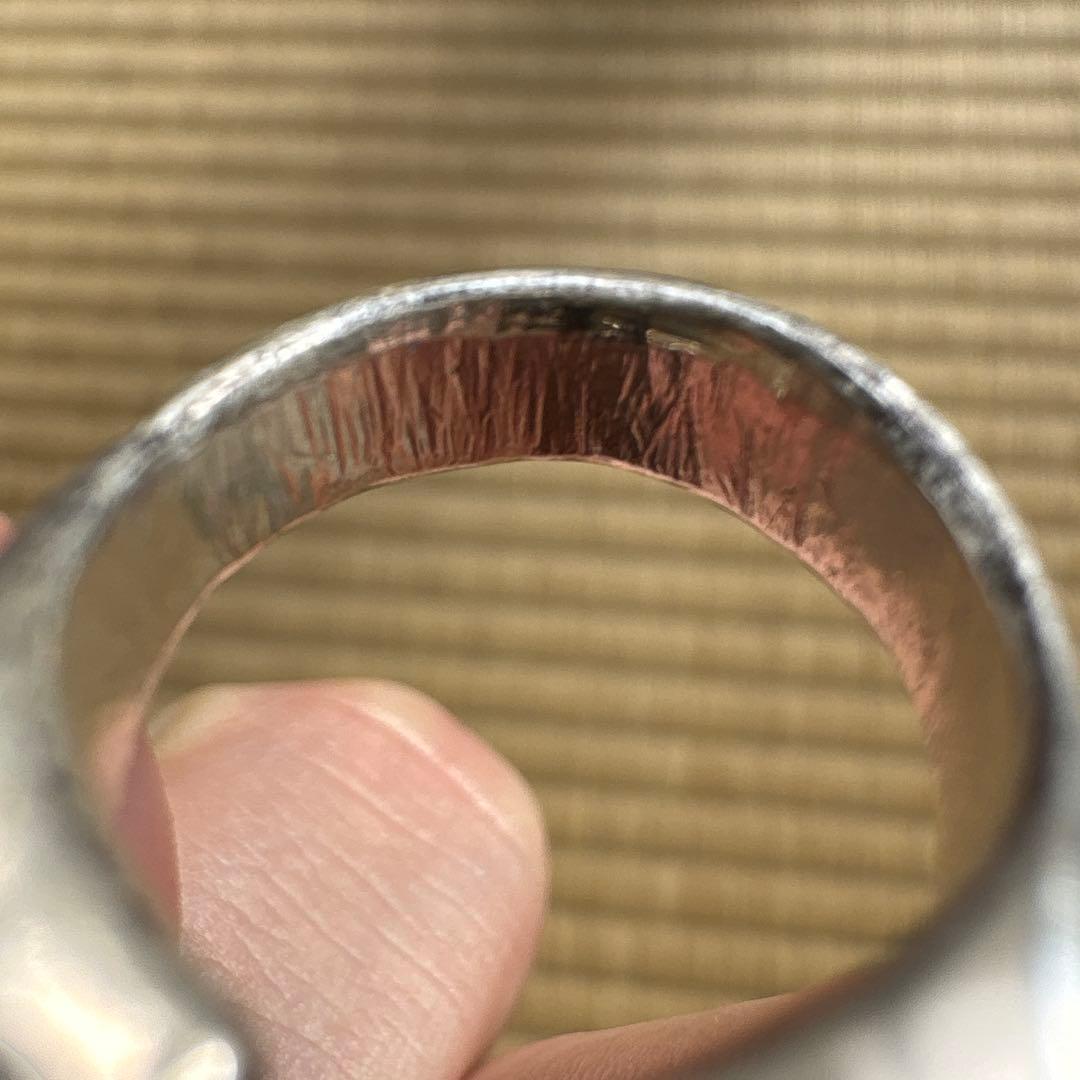 シルバー925 リング　クローバー