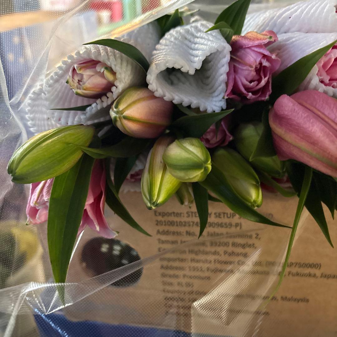 ふくろう 同梱プレミ5本 ④八重百合3〜4輪8本5輪5本シベリア 首トルコ