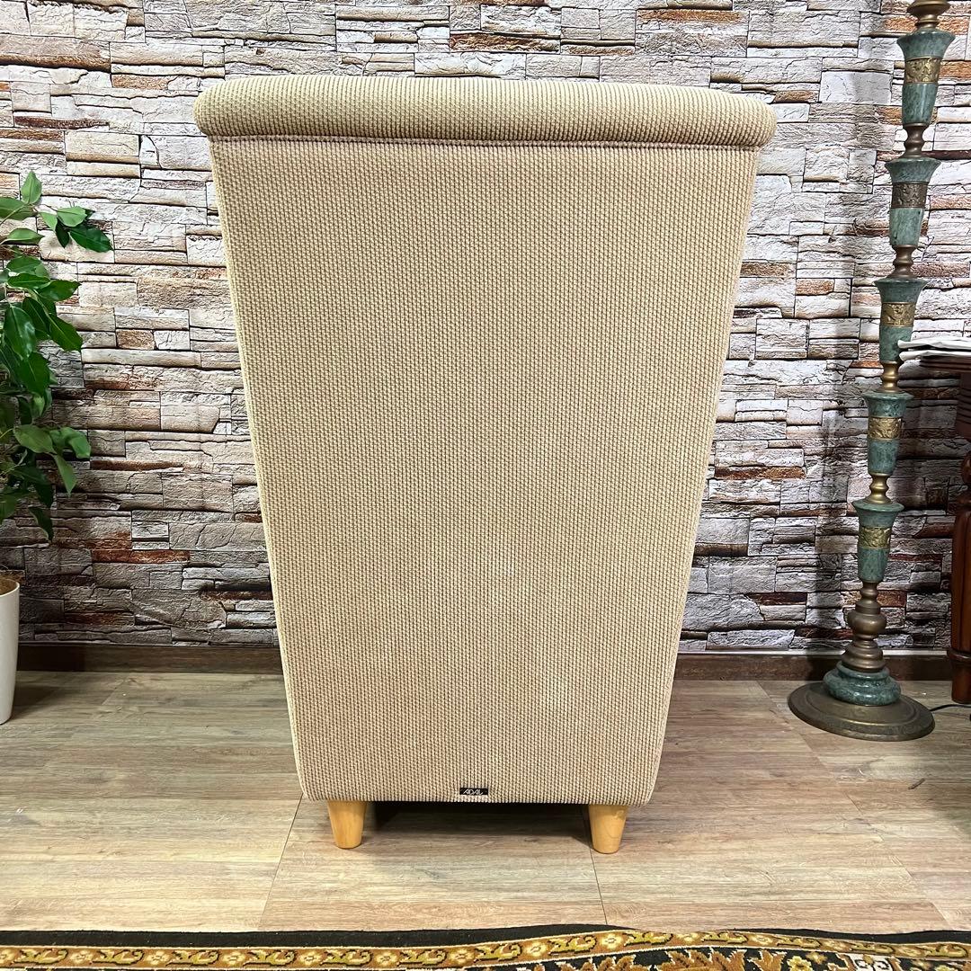 ꧁ADAL アダル꧂ラウンジチェア 1Pソファ ファブリック ハイバック アーム