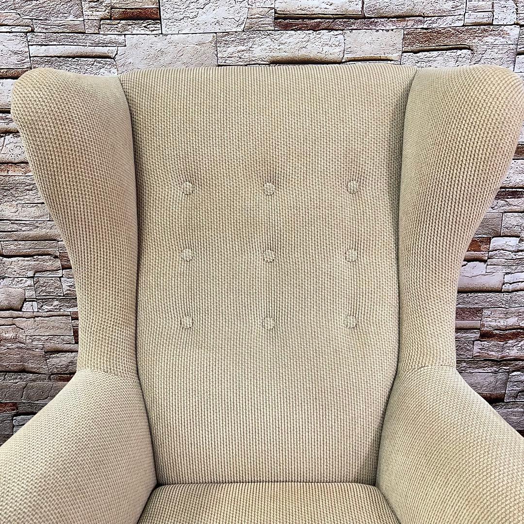 ꧁ADAL アダル꧂ラウンジチェア 1Pソファ ファブリック ハイバック アーム