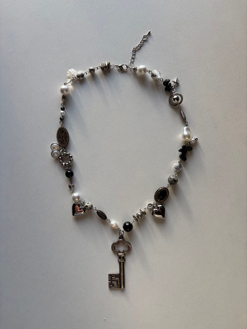 ネックレス・ペンダント No.15 youphoria necklace -black key-