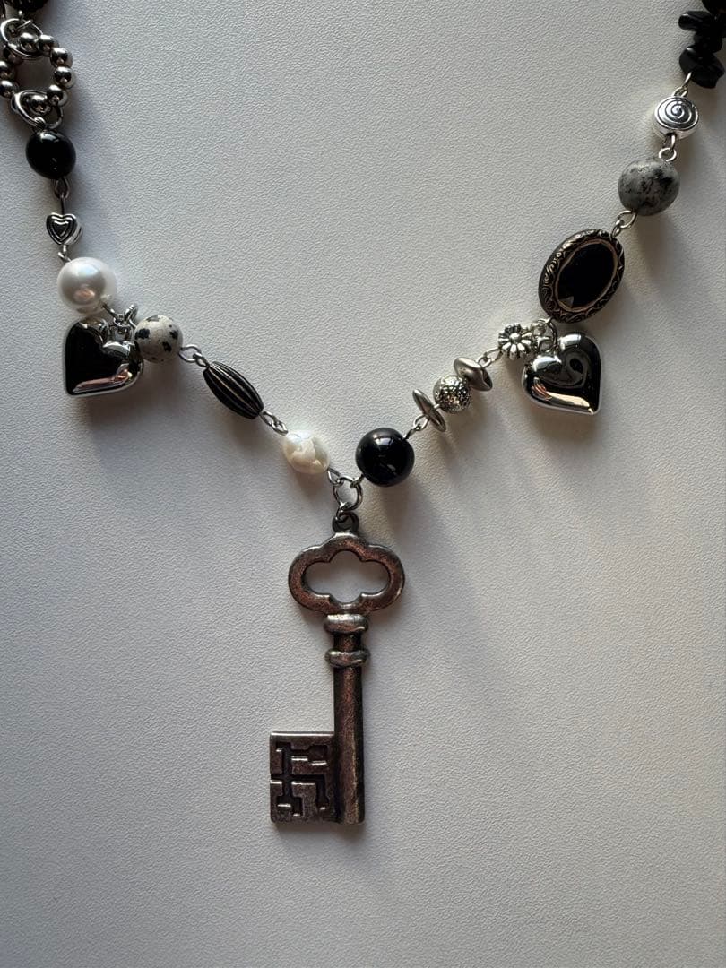 ネックレス・ペンダント No.15 youphoria necklace -black key-