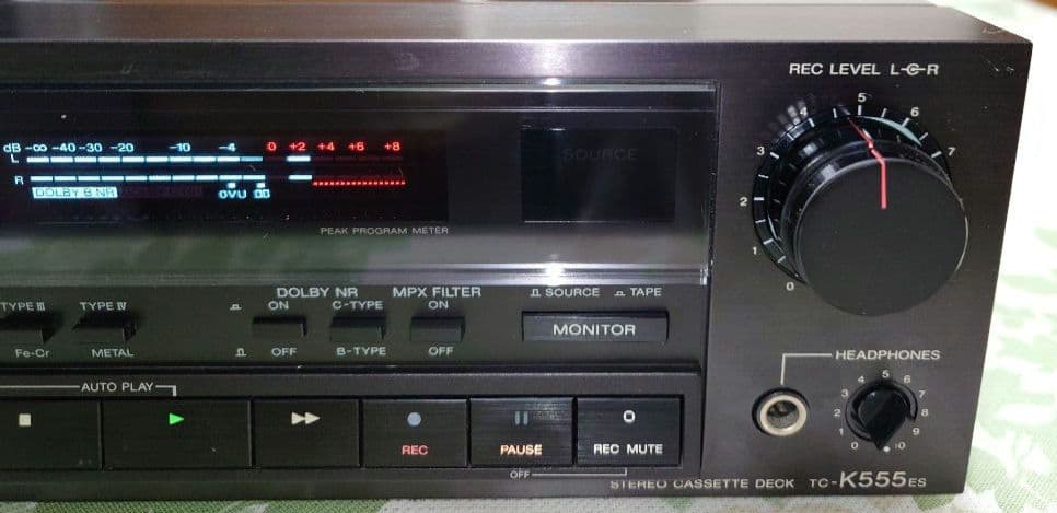 レア SONY 3ヘッド カセットデッキ TC-K555ES 希少 日本製