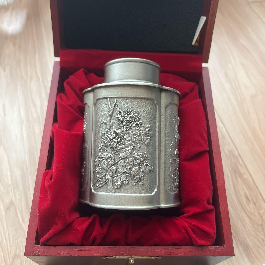 ロイヤルセランゴール　ピューター　茶筒