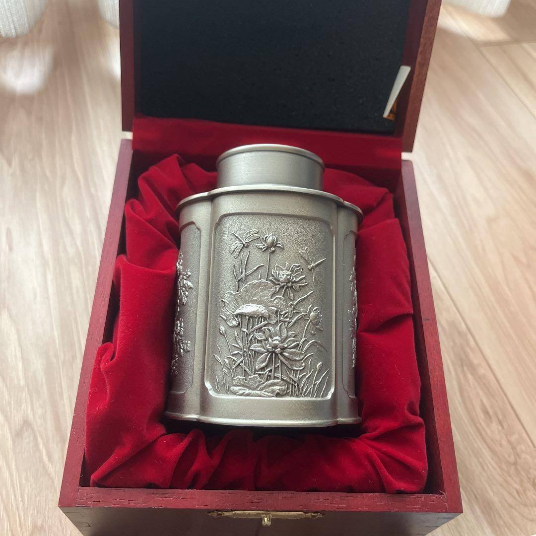 ロイヤルセランゴール　ピューター　茶筒