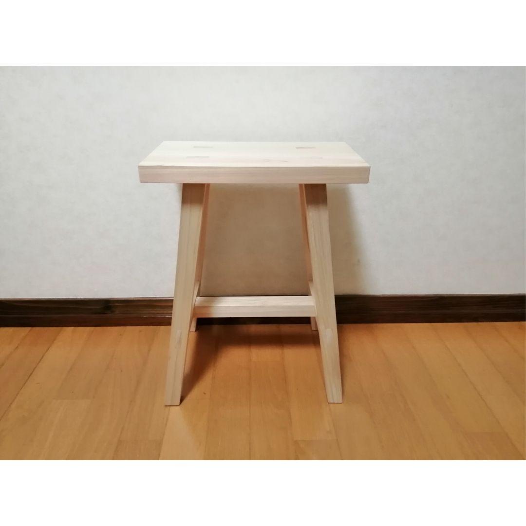 木製フラワースタンド　花台　幅35cm×高さ45cm　スツール　ベンチ　水槽台