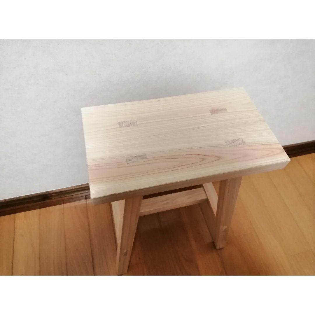 木製フラワースタンド　花台　幅35cm×高さ45cm　スツール　ベンチ　水槽台