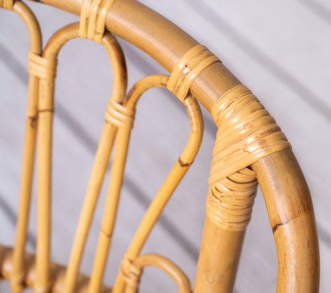 ラタンチェア 籐 パーソナルチェア 椅子 アジアン（1374）