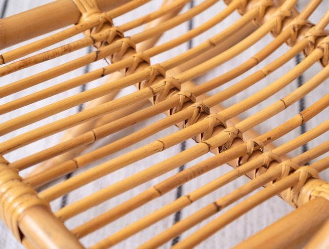 ラタンチェア 籐 パーソナルチェア 椅子 アジアン（1374）