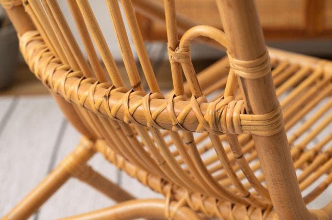 ラタンチェア 籐 パーソナルチェア 椅子 アジアン（1374）