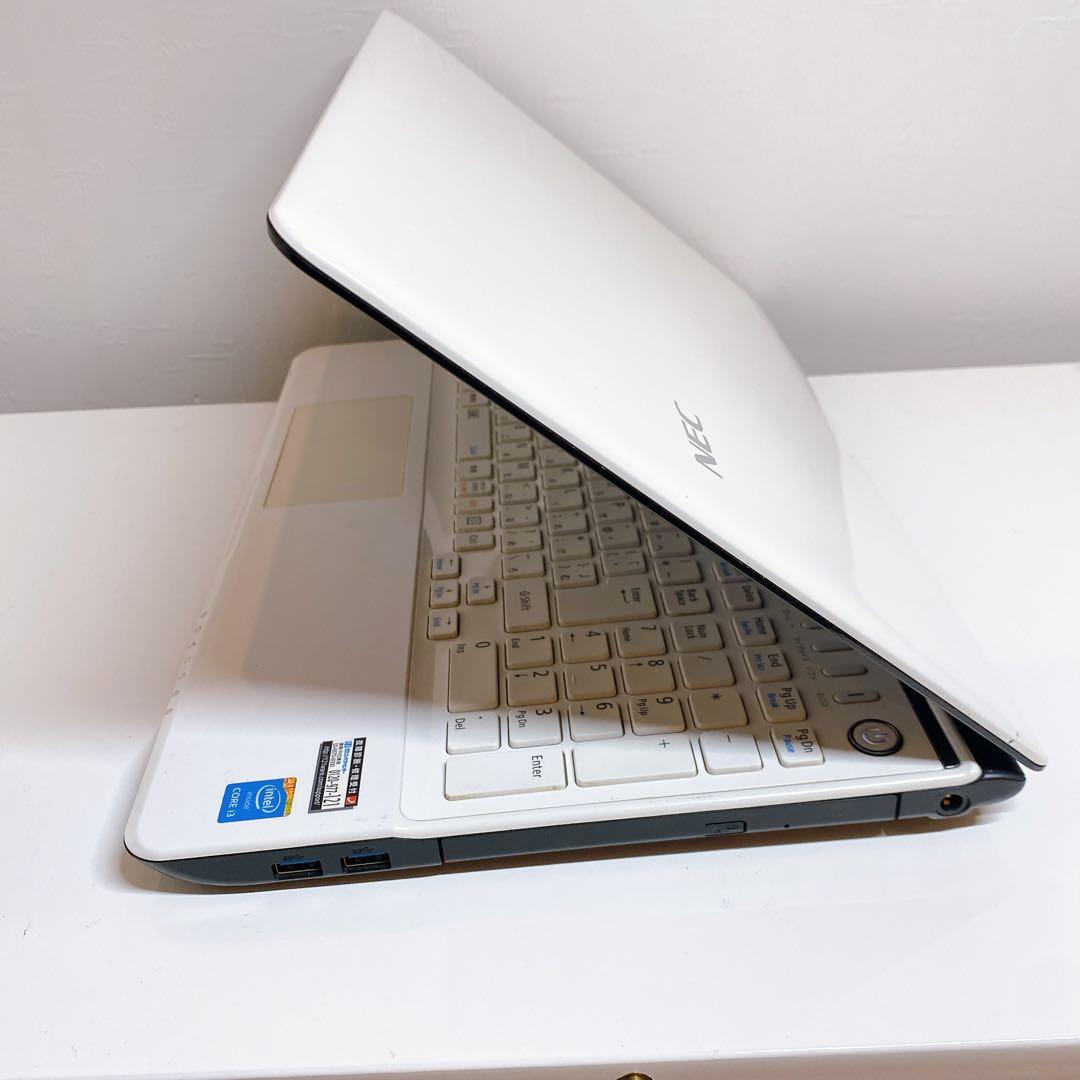 美品◇NEC ◇Win11 初心者さんにおすすめ人気のホワイトノートPC