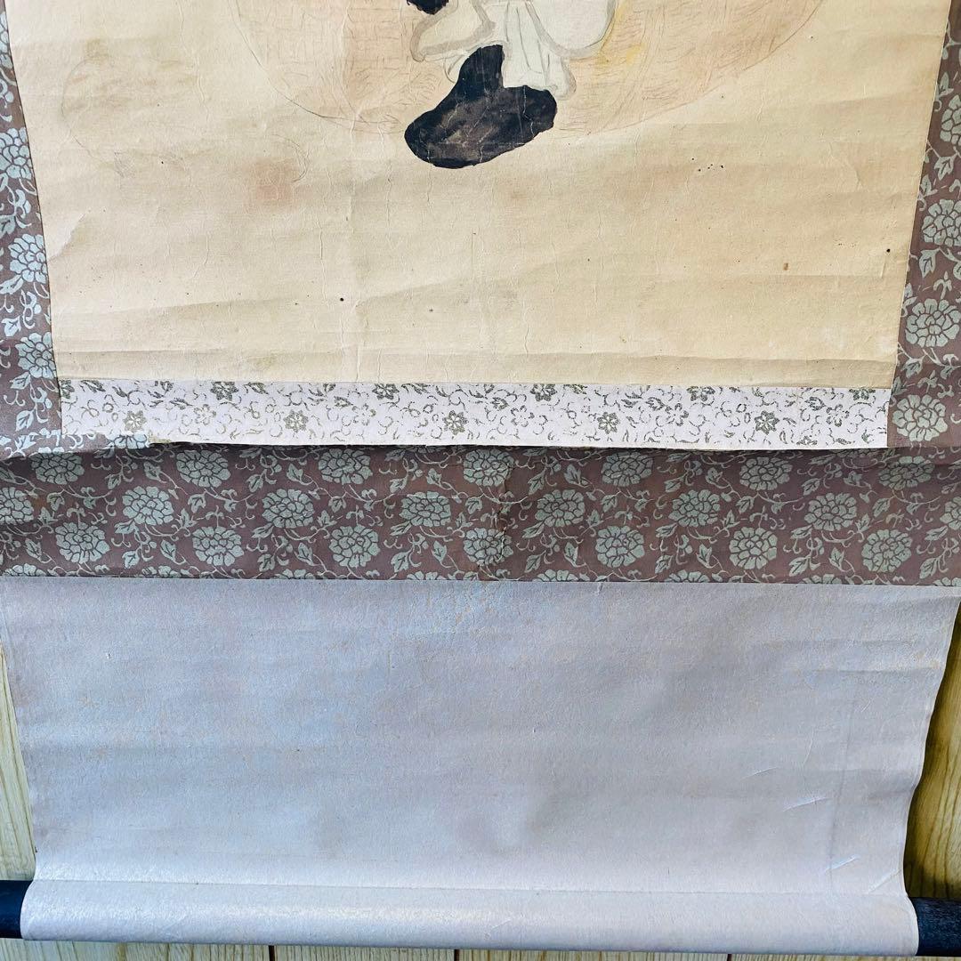 掛け軸　大黒天　無名　紙本　掛軸