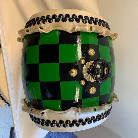 和太鼓　８寸　鬼滅　市松