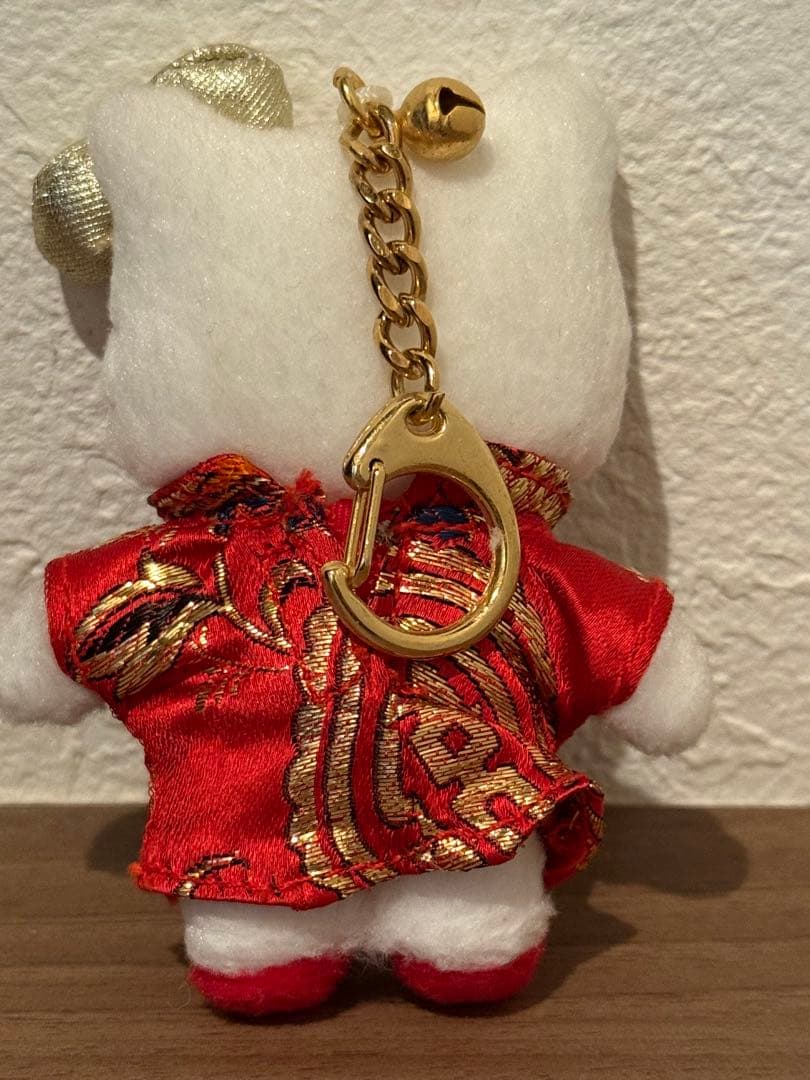 キティ　マスコット　キーホルダー　チャイナ服