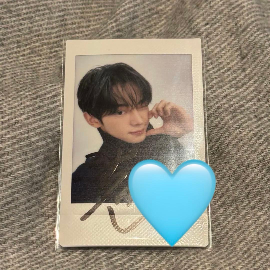 d*2様 TWS ハンジン 直筆サイン入りインスタントフォトカード