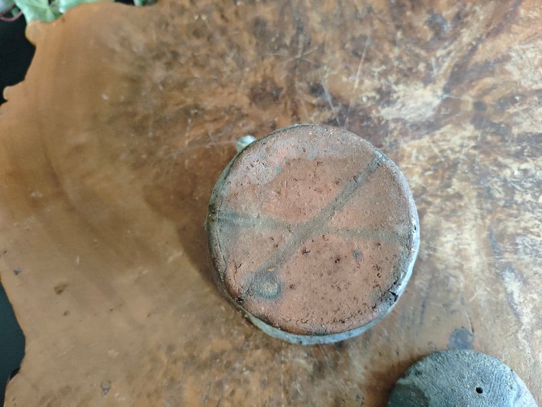 備前焼　宝瓶　急須　手造　古作A130