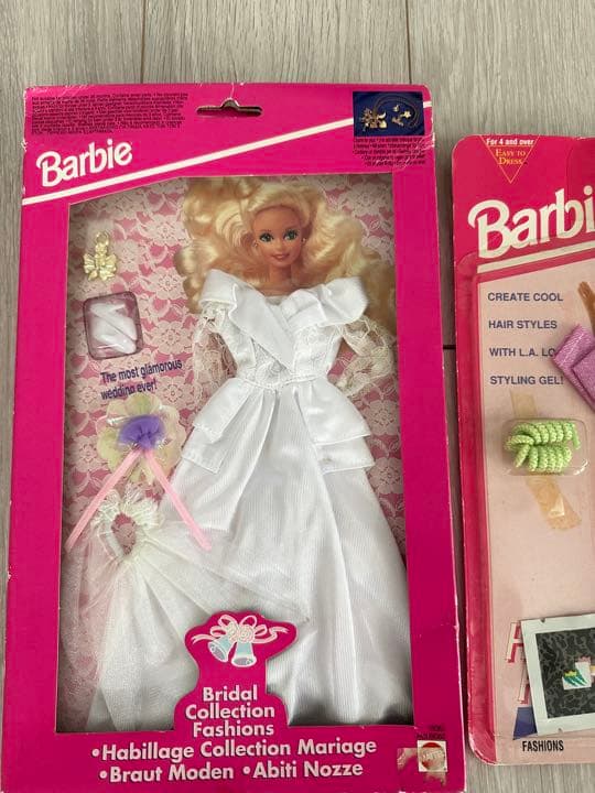バービー洋服ドレスなど4点セット　ヴィンテージ  ウェディングドレスbarbie