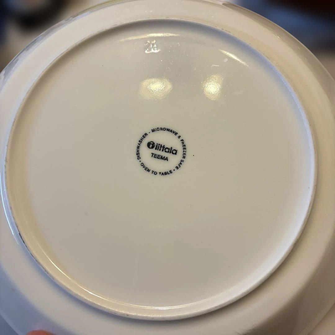 【美品】 ホワイトとブラウンの皿セット