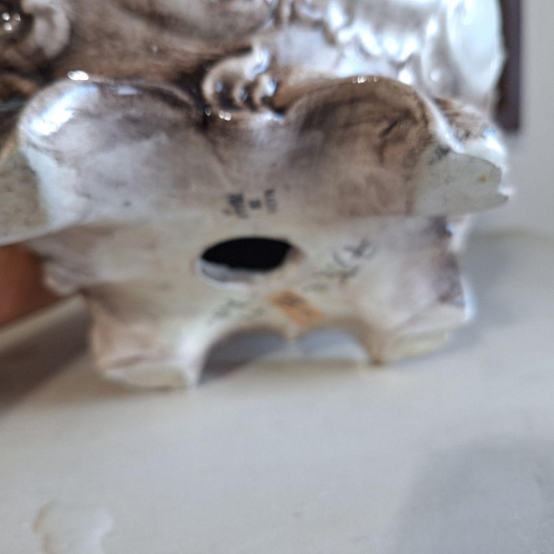 イタリア製 輸入雑貨 カポディモンテ焼き 磁花 ローズ リビングスタジオ