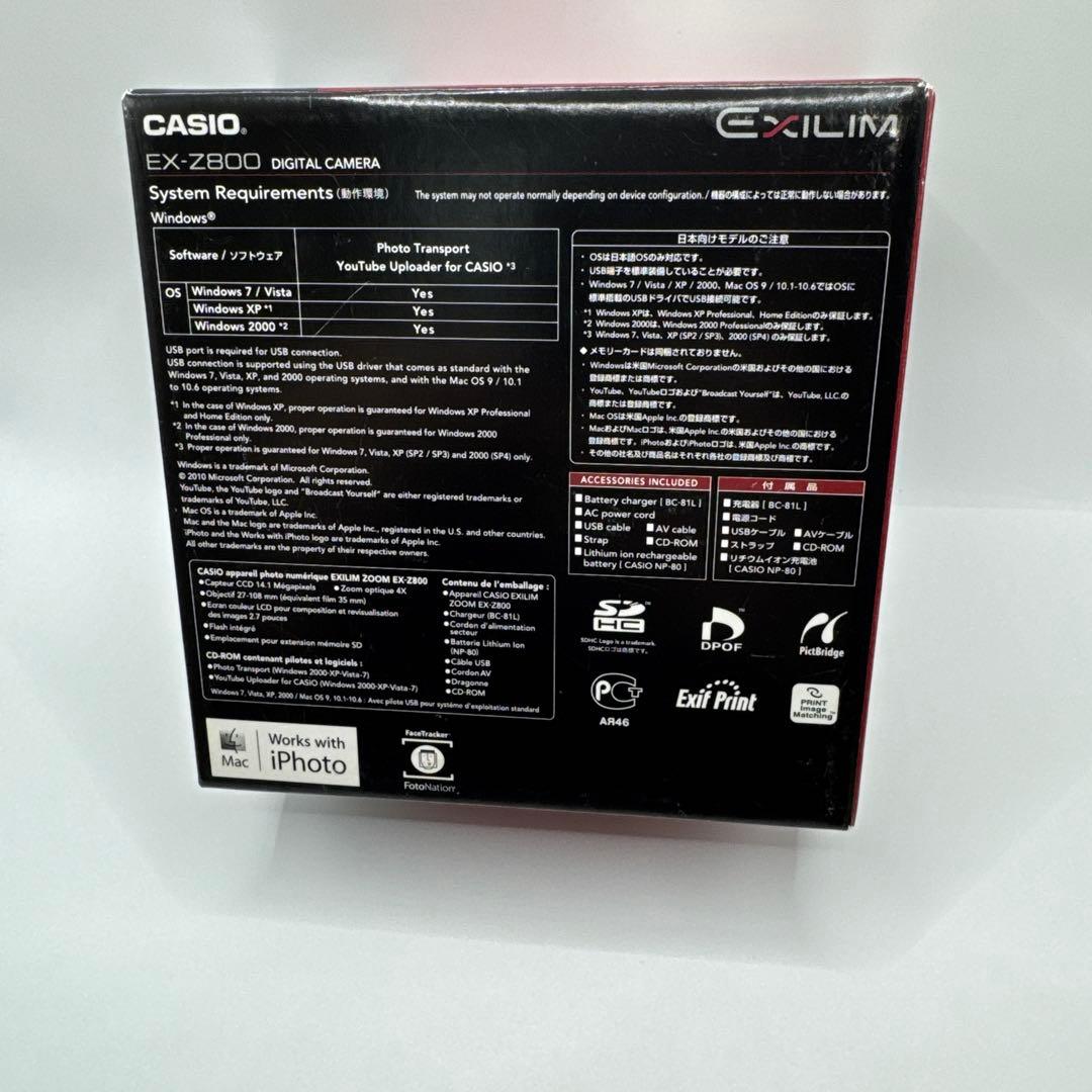 CASIO EX-Z800 EXILIM デジカメ 1410万画素 ピンク