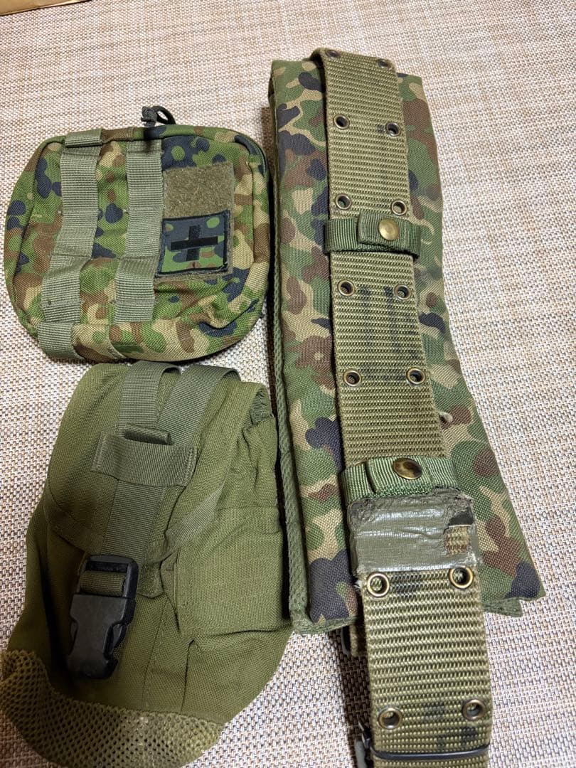 ミリタリー装備セット 迷彩柄