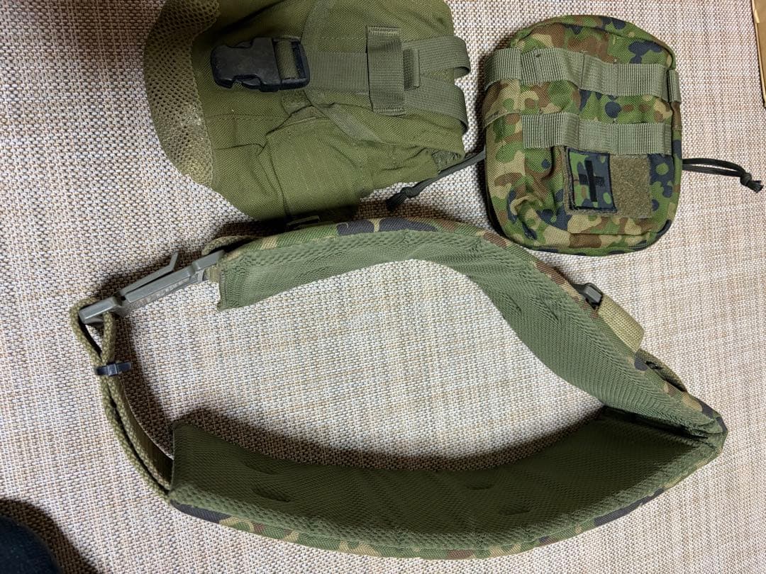 ミリタリー装備セット 迷彩柄