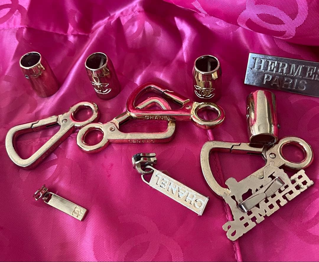 CHANEL HERMES ゴールド チャームセット
