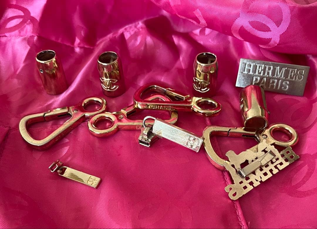 CHANEL HERMES ゴールド チャームセット