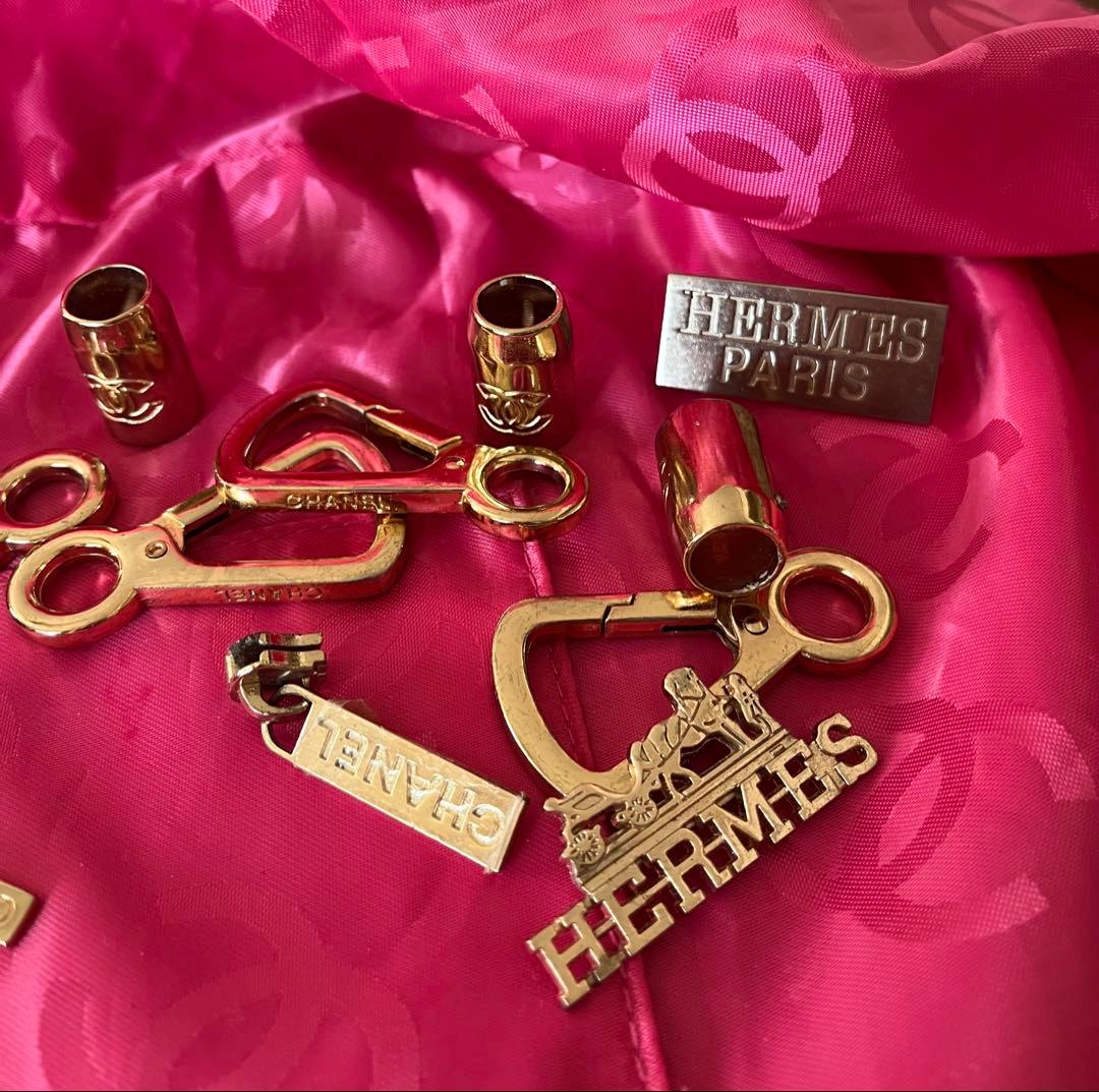 CHANEL HERMES ゴールド チャームセット