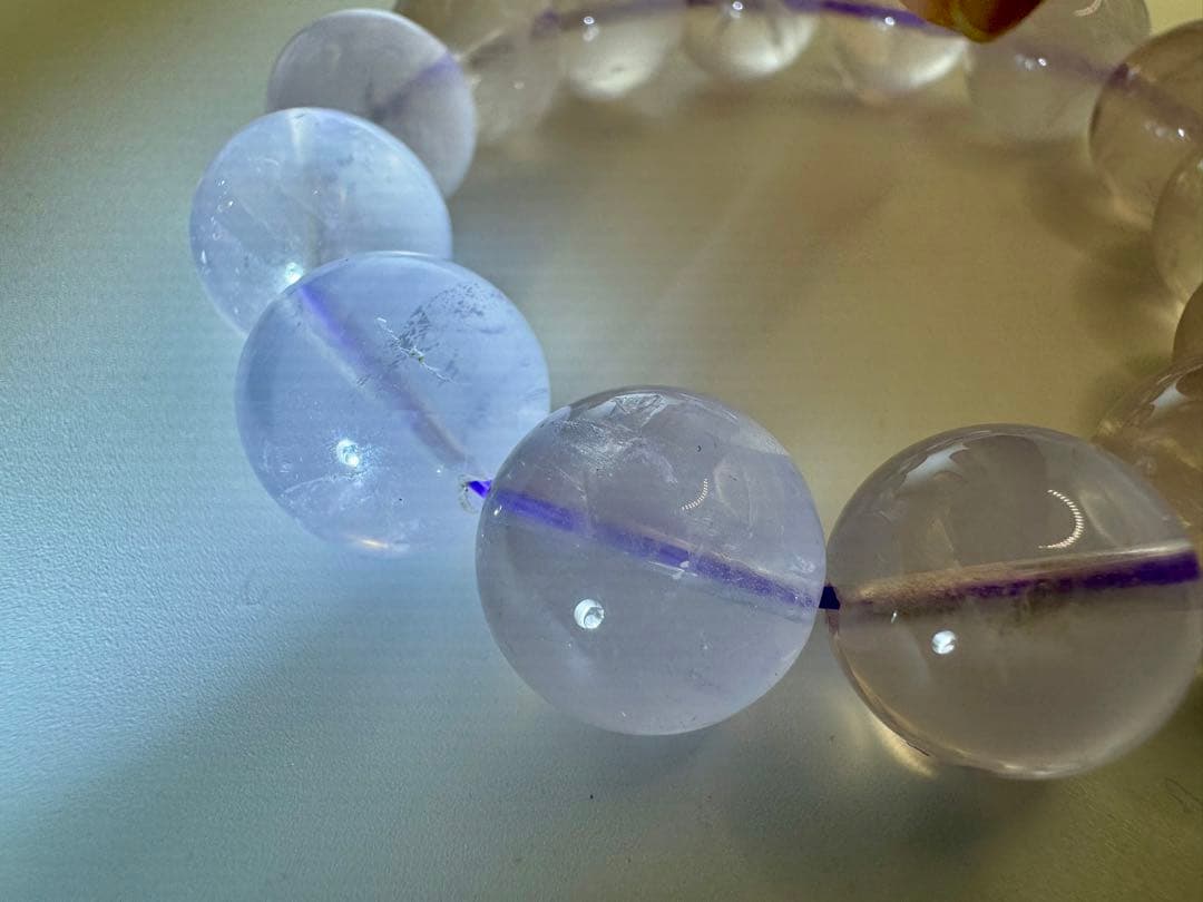 大玉 ローズクウォーツ　16mm 内径17cm ヒカル