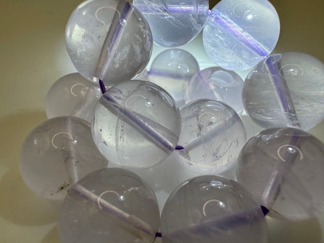 大玉 ローズクウォーツ　16mm 内径17cm ヒカル