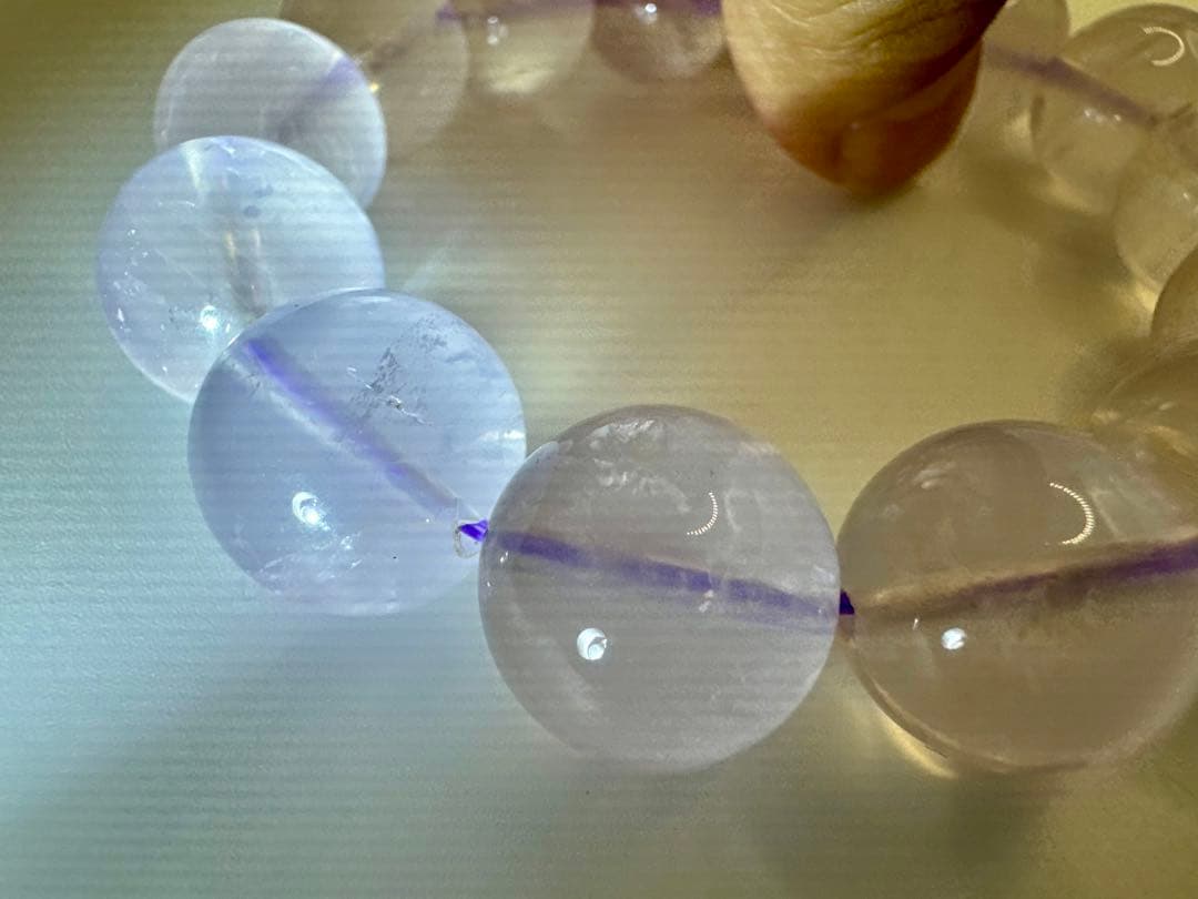 大玉 ローズクウォーツ　16mm 内径17cm ヒカル