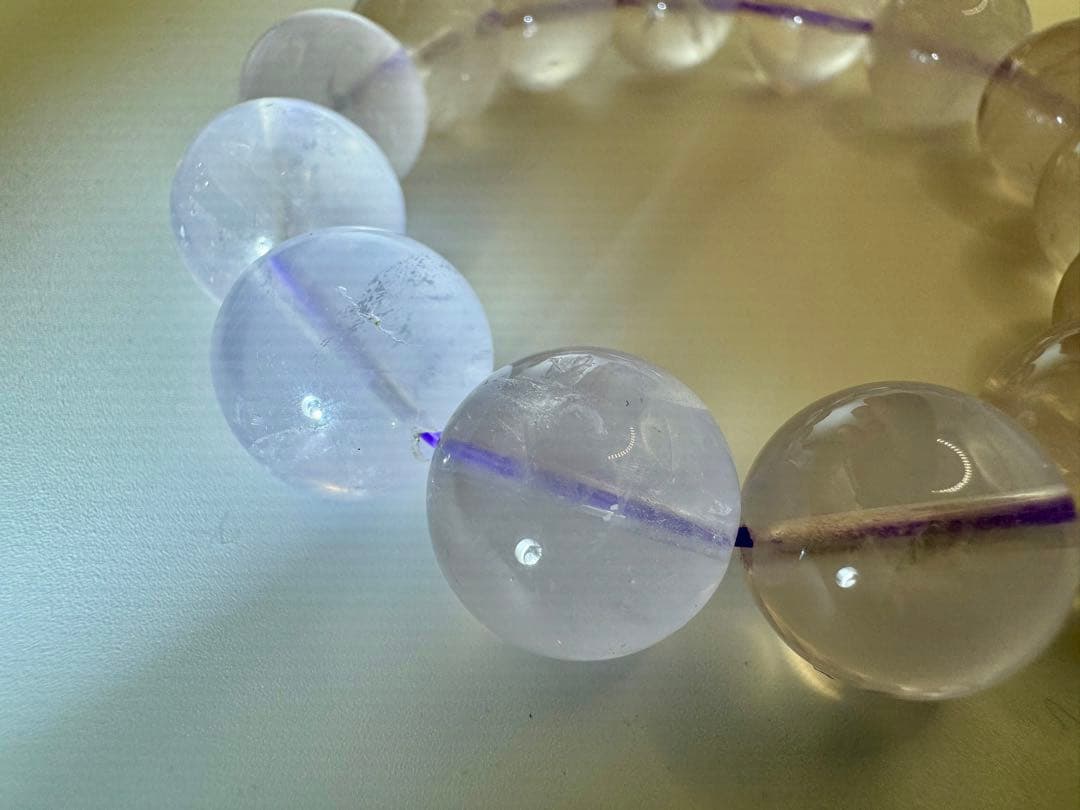 大玉 ローズクウォーツ　16mm 内径17cm ヒカル