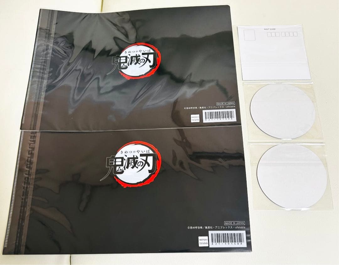 鬼滅の刃 マチアソビ 眉山 コースター スクエア クリアファイル 義勇 しのぶ