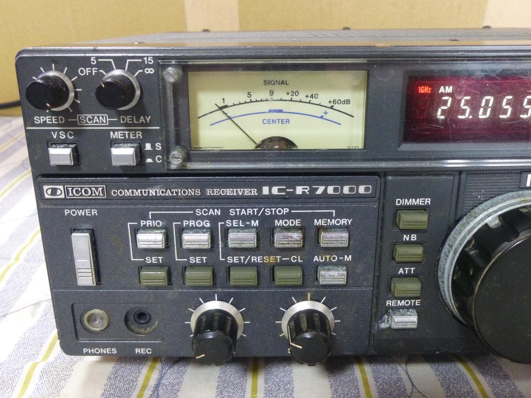 一部動作確認済み　ICOM 通信型広帯域受信機　IC-R7000