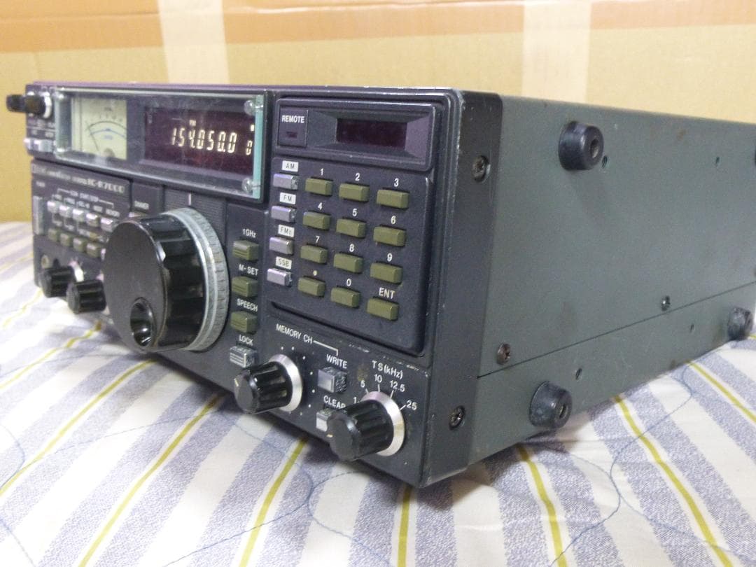 一部動作確認済み　ICOM 通信型広帯域受信機　IC-R7000